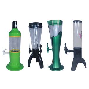 Dispensador de jugo de bebida de vino desmontable de mesa de plástico de 1.5L Torre de cerveza para cinturón de grano Genesee Great Basin Hale's Ales - Product Image 4