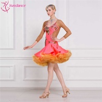 L-16173 robe de danse latine robes de concours Costumes jupe spectacle strass enfants adultes robe latine diverses couleurs