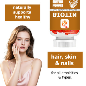 Complément de beauté OEM pour une peau saine, stimulant l'énergie, gommes à la biotine avec extrait de carotte noire, gommes à la biotine - Product Image 2