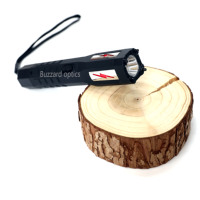 Lampe torche tactique de chasse en aluminium Buzzard TW1802, stroboscope, réglage à trois vitesses, pour le camping et la chasse