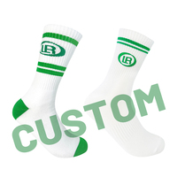 Fournisseurs à Bas prix Robe pour Hommes 100% Coton Chaussette LOGO Personnalisé Chaussettes Brodées Vente en Gros