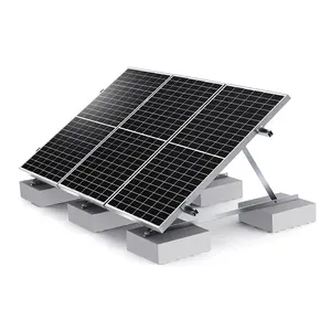Sistema di montaggio del pannello solare sul tetto morsetti centrali regolabili per il montaggio del pannello solare per il montaggio del pannello solare