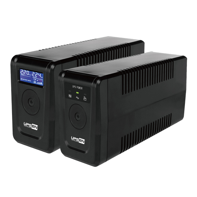 Intelligent CPU Control Low Battery Alarm Off-mode Charging 650VA Inbuilt Battery LCD Display Line Interactive UPS for Computer