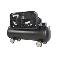 Compresseur d'air industriel 10HP 7.5kw à entraînement par courroie 180L 900L/Min Portable 380v pompe à moteur à piston lubrifié refroidi par air