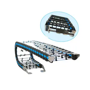 Aluminum Alloy Portable Bridge Heavy Loading Cable Track Carriers Drag Chains