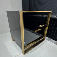Lit de rangement italien personnalisé, design le plus récent, avec dossier haut de gamme, en bois, avec cheminée intégrée, tailles King et Queen, avec sommier à lattes et matelas
