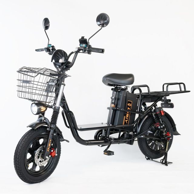 Factory Outlet TANK 900 Electric Cargo Bike 16 Inch 3.0 All-terrain Tires 60V Removable Rechargeable Battery Electric Scooter