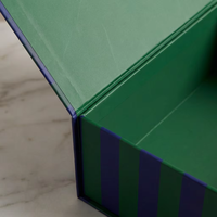 Boîtes cadeaux rigides pliables magnétiques de qualité supérieure, biodégradables, écologiques, pour vêtements et chaussures, avec laminage mat, vente en gros