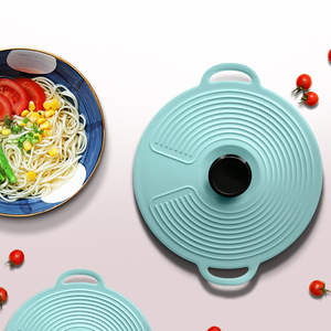 Cuisine de qualité alimentaire réutilisable, couvercle de casserole en Silicone de 20 à <span class=keywords><strong>28</strong></span> <span class=keywords><strong>cm</strong></span> - Product Image 6