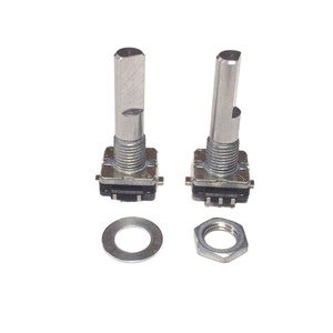 Codificador Rotatorio de Freno PEC11 SMD de 5 Pines con Mango Metálico de 6mm de Diámetro, Eje Plano, Incremental, Negro, Serie ED11 18/20/30 para Audio de Coche - Product Image 3