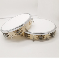 Double Row Adjustable Tambourine Orff Percussion Instrument Children's Instrument Tambourine Beat Drum