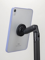 Support de téléphone magnétique universel pour bureau, logo personnalisé, alliage métallique, hauteur réglable, rotation à 360°, support de bureau pour téléphone et tablette