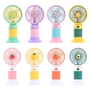 Ventilador Portátil Mini 2025, Precio de Fábrica, Ventilador de Escritorio Pequeño Recargable por USB, Ventilador de Mano de Dibujos Animados para Verano - Product Image 1