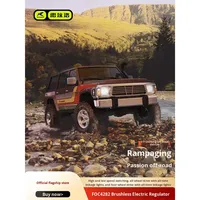 Lailalo TK07 1/7 Véhicule tout-terrain électrique RC modèle réduit 10 canaux à double vitesse et différentiel, 4x4