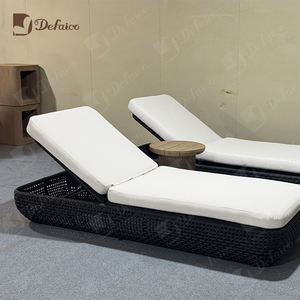 Muebles de exterior de gama alta-Marco de aleación de aluminio Tejido Rattan Respaldo ajustable Jardín Piscina DayBed - Product Image 6