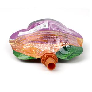 Sachet refermable ODM avec impression pour céréales, lait, fruits, boissons, résistant à l'humidité et à la corrosion, pochette en plastique Mylar avec bec verseur - Product Image 5