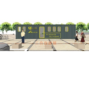 Casa Contenedor Modificada de Diseño Rectangular Minimalista con Característica Transpirable y Grosor Estándar para Uso Residencial - Product Image 1
