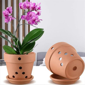 <span class=keywords><strong>Vasi</strong></span> <span class=keywords><strong>per</strong></span> <span class=keywords><strong>orchidee</strong></span> in terracotta P72 <span class=keywords><strong>per</strong></span> uso interno ed esterno, piccoli <span class=keywords><strong>vasi</strong></span> <span class=keywords><strong>per</strong></span> riassegnazione e promozione della circolazione dell'aria nei giardini - Product Image 2