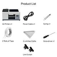 Impresora UV de Sobremesa A4 a Precio de Mayoreo para Carcasas de Auriculares, Carcasas de Teléfono, Pelotas de Golf, Tarjetas de PVC, Máquina de Impresión en Relieve 3D