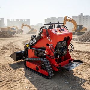 HIGHTOP HT320T Skid Steer Loader Inovatif Dilengkapi dengan 10Kw untuk Tugas Serbaguna dan Manfaat Ringan 830Kg - Product Image 1