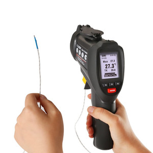 เครื่องวัดอุณหภูมิอินฟราเรด CEM รุ่น DT8889H ปืนเลเซอร์อุตสาหกรรมสำหรับวัดอุณหภูมิสูง - Product Image 2