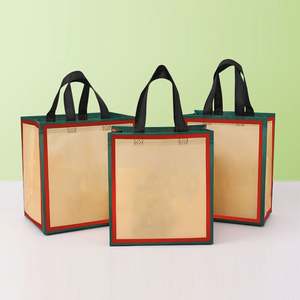 Bolsa de Reparto de Alimentos Aislada de Aluminio, Ligera, Impermeable, Resistente al Aceite, con Diseño Impreso para Comida para Llevar, Catering y Eventos al Aire Libre - Product Image 1