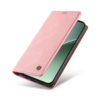 Sentiment peau portefeuille étui en cuir couverture arrière pour Xiaomi 15 Pro, pour Galaxy A34 A35 A35 carte poches couverture de téléphone