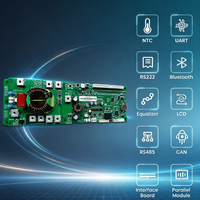 Unité de gestion de batterie de stockage d'énergie 15S 16S LiFePO4 avec surveillance à distance, multiprotection, RS485 CAN 48V 50A