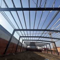 Edificio Prefabricado de Estructura de Acero de Gran Envergadura, Almacén Metálico Prefabricado, Edificio de Oficinas, Taller de Fábrica