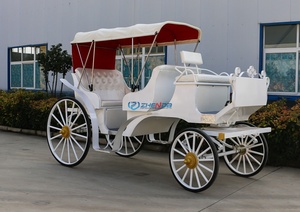 New Style Sightseeing Carriage Horse Drawn Carriage Wedding Cart Sightseeing Horse Carriage Special Transportation - Product Image 4