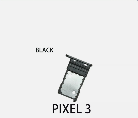 Mobile Phone Sim Card Holder for Google Pixel 3 Sim Tray Black