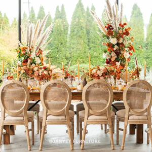 Vente en Gros <span class=keywords><strong>Location</strong></span> de Chaises Louis XIV Empilables à Dossier <span class=keywords><strong>Canne</strong></span> en Bois pour Événement Mariage - Product Image 3