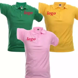 Рубашка-Поло, оптовая продажа, экологически чистая хлопковая Спортивная повседневная рубашка-поло с коротким рукавом, женская рубашка-поло на заказ
