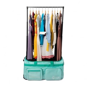 BSCI Source Factory Collapsible Dance Duffel <b>Bag</b> with <b>Garment</b> Rack Lightweight Costume <b>Travel</b> Luggage - Product Image 5