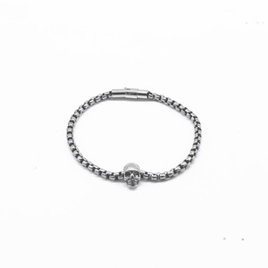 yunnique Skull <b>Chain</b> Bracelet Titanium Steel Unisex Jewelry Geometric Design GZYB-0279 - Product Image 5