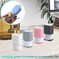 Organizador de Cables de Silicona Seguro y Ecológico Multicolor para Cargador Apple USB-C 20W/18W, Protector de Cable de Carga Rápida