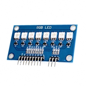 โมดูลไฟ LED น้ำไหล HW-43 5050 RGB สีสันครบถ้วน ชิปเดี่ยว บอร์ดพัฒนาหลอดไฟน้ำ โมดูล LED - Product Image 2