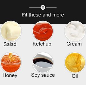 Wholesale Refillable HDPE Plastic Sauce Squeeze <b>Bottles</b> 12oz/16oz/24oz/32oz Screen Printing Custom Logo for - Product Image 4