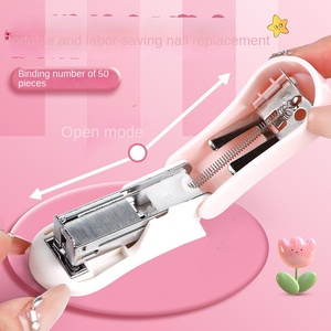 Tùy chỉnh văn phòng trường văn phòng phẩm nhựa Hướng dẫn sử dụng tiêu chuẩn Jumbo Kích thước <span class=keywords><strong>Stapler</strong></span> 10 tờ Công suất - Product Image 2