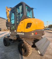 Neuer XE60WGA 6-Tonnen-Radbagger 36,2 kW 0,23 m³ Schaufel Hochleistungs-Minibagger zum Verkauf