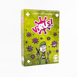 Servicio de Impresión OEM de Cartas de Juego, Tarjetas de <span class=keywords><strong>Regalo</strong></span> <span class=keywords><strong>Google</strong></span> <span class=keywords><strong>Play</strong></span>, Juego Magnético Virus 1 2 3, Juegos de Cartas para la Familia, Juguete, Juego en Español, En Stock - Product Image 3