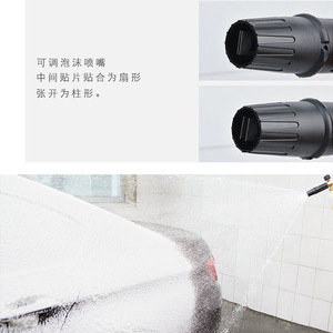 Hanggao <b>Car</b> Wash Foam Sprayer 4000psi Manual Pressure Water Gun Head For Vehicle Cleaning <b>Machine</b> - Product Image 4