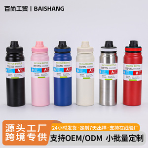 Vacuum Bottle Double Wall Stainless Steel Large Mouth Sports Water Bottle For Outdoor Travel And Daily Use - Product Image 5