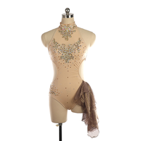 Costume de pole dance personnalisé de luxe avec strass brillants, nouveau design, pierres scintillantes, pour les jeunes et les adultes, robe de scène