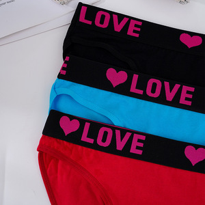 Serie Love con Stampe, Mutandine da Donna in Cotone di Alta Qualità, Morbide e Delicate sulla Pelle, per Bikini - Product Image 4