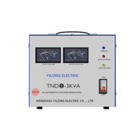Stabilisateur de tension monophasé 3 kVA SVC AVR TND de type pointeur, personnalisable pour applications résidentielles et commerciales