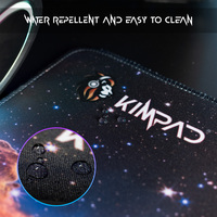 Alfombrilla de Ratón para Juegos TechSide Kimpad Carina Nebula, Diseño Impermeable, XXL-Speed Control, 900x400x4mm, Rectangular, de Goma, Stock Privado