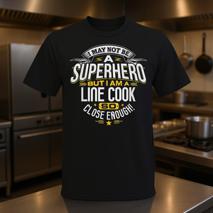 Camiseta Line Cook con diseño de superhéroe, ropa informal para hombre - Product Image 3
