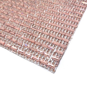 Fer sur cristal <span class=keywords><strong>verre</strong></span> strass maille coupe Hot Fix strass Appliques pour vêtements, chaussures, sacs - Product Image 2