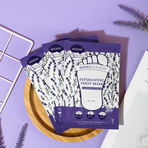 Masque Peeling Exfoliant pour les Pieds Chaussettes Hydratantes Adoucissantes Éliminateur de Callosités à la Lavande Marque Privée - Product Image 5